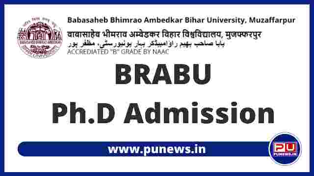 BRABU Ph.D Admission