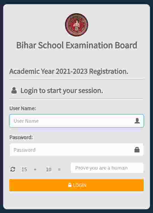 Bihar Board Intermediate Registration official website inter23.biharboardonline.com