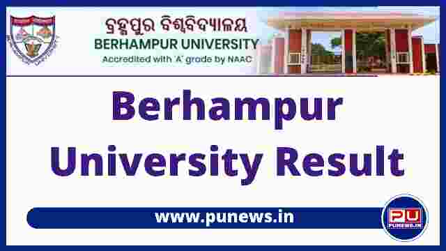 Berhampur University Result 2021 Declared @buodisha.edu.in