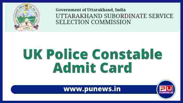 UK Police Admit Card 2022 for Constable Physical Test Download
