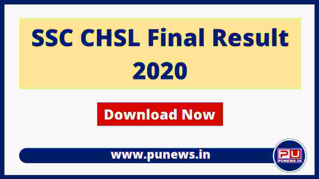 SSC CHSL 2020 Final Result PDF and Cut Off Released