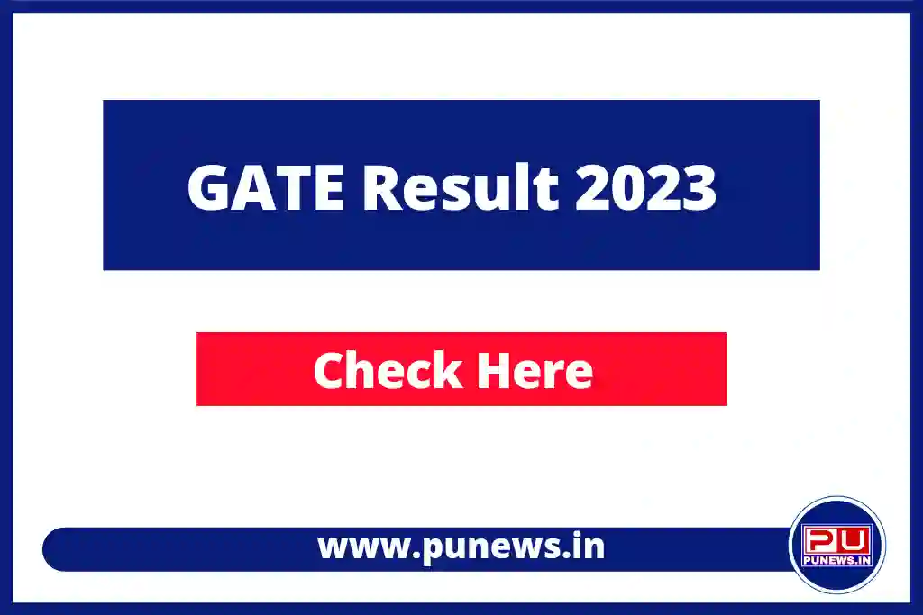 GATE Result 2023 De: Result link- gate.iitk.ac.in