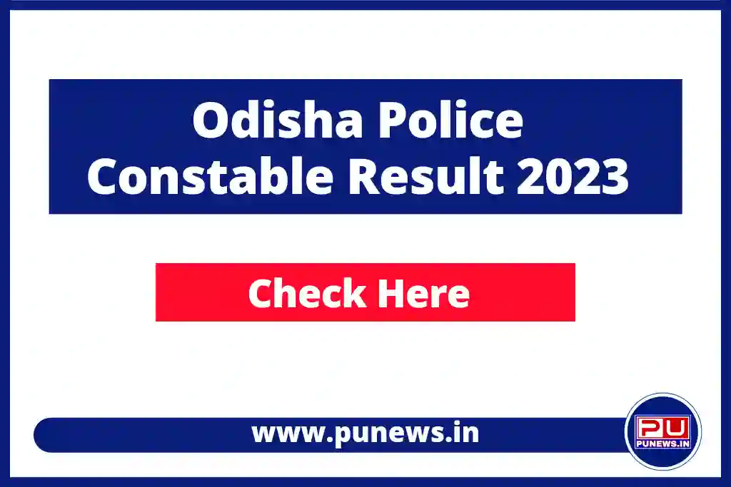odisha police constable result 2023